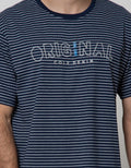 Cole Short Sleeve T-Shirt Stripe With Print