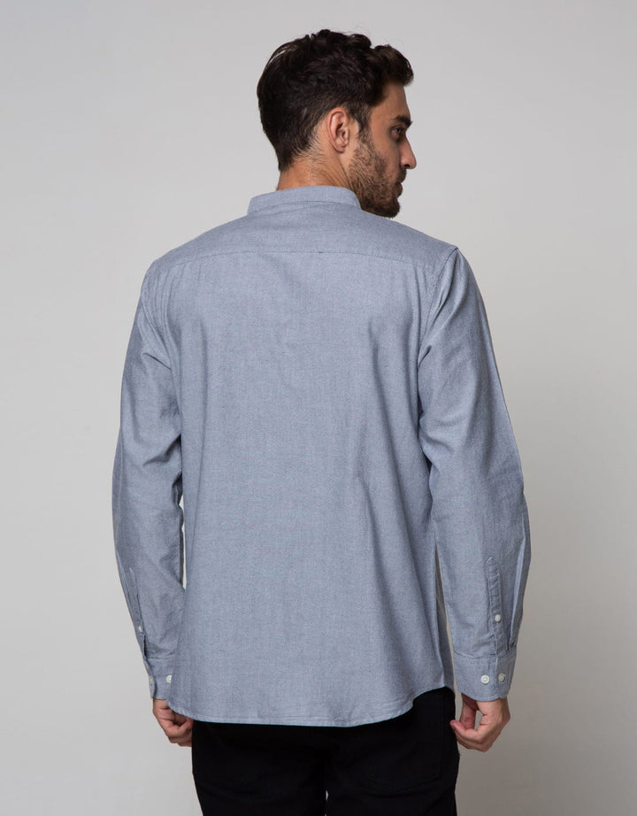 Cole Long Sleeve Shirt Grandad 1 Pocket