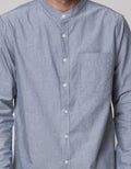 Cole Long Sleeve Shirt Grandad 1 Pocket