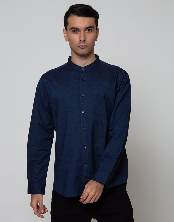 Cole Long Sleeve Shirt Grandad 1 Pocket