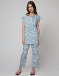 Nevada Short Sleeve Pyjama Pants Heart Minggo