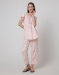 Nevada Short Sleeve Pyjama Pants Heart Minggo