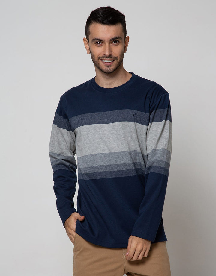 TERRY STRIPE SWEATER