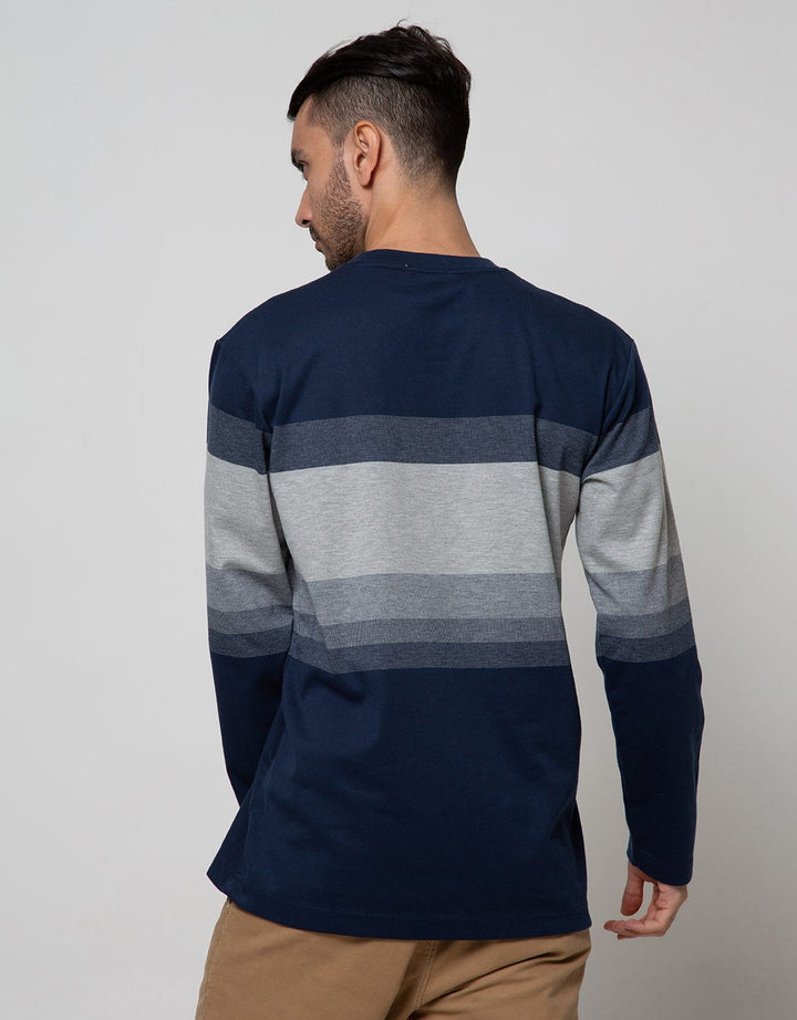 TERRY STRIPE SWEATER