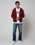 Cole Jacket Micro Hoodie Jersey Lining Solid