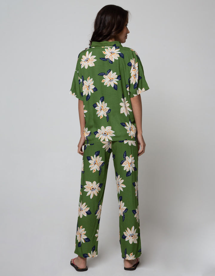 St. Yves Short Sleeve Pyjama Pants Sunflower