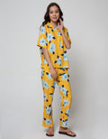 St. Yves Short Sleeve Pyjama Pants Sunflower