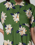 St. Yves Short Sleeve Midi Dress Sunflower 2 Combo