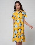 St. Yves Short Sleeve Midi Dress Sunflower 2 Combo