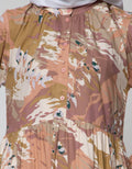 St. Yves Long Sleeve Maxi Dress Army Leaf