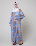 St. Yves Long Sleeve Maxi Dress Big Monstera