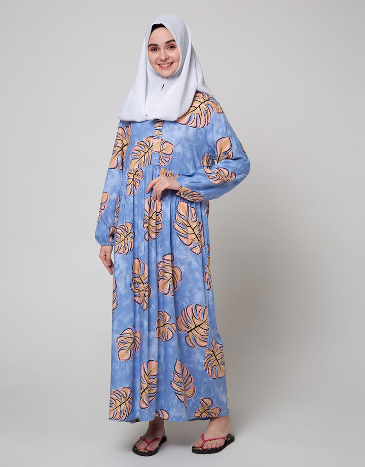 St. Yves Long Sleeve Maxi Dress Big Monstera