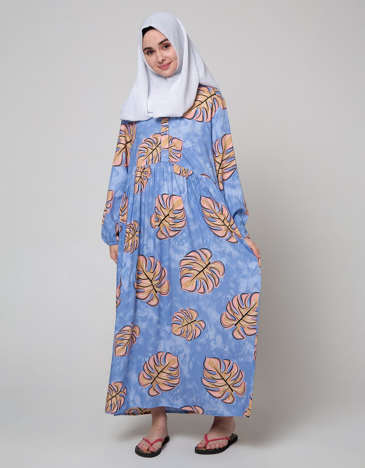 St. Yves Long Sleeve Maxi Dress Big Monstera