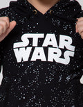 Star Wars Sweater Hood Logo Print Dot