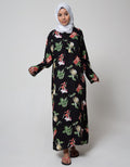 St. Yves Long Sleeve Maxi Dress Flower In Jail
