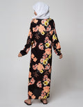 St. Yves Long Sleeve Maxi Dress With Anemone