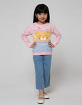 Little M Long Sleeve T-Shirt Tie Dye Bear Head