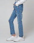 Aero Denim Long Pants Unicorn Print Denim