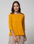 Connexion Drawstring Textured T-Shirt