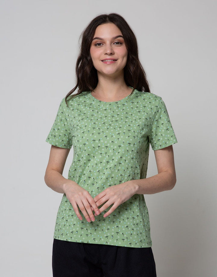 Connexion Short Sleeve T-Shirt Coconut Print
