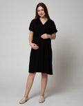Connexion Mom Short Sleeve Midi Dress Rayon