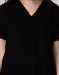 Connexion Mom Short Sleeve Midi Dress Rayon