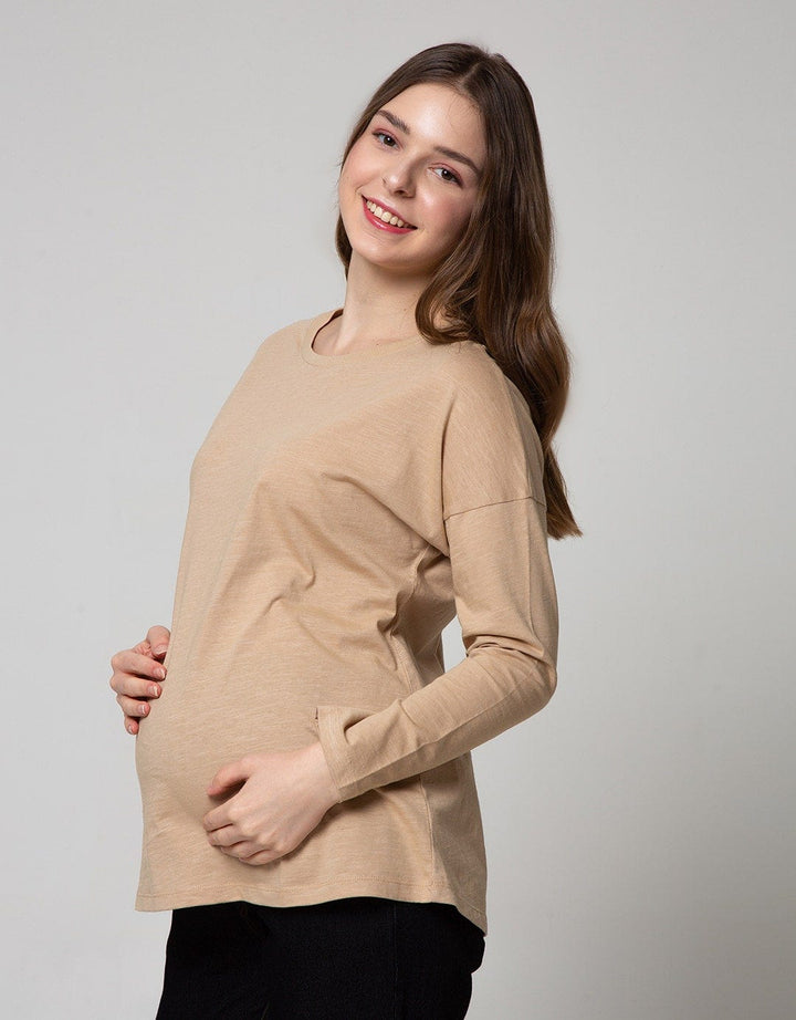 St. Yves Mom Long Sleeve T-Shirt Cotton Slub