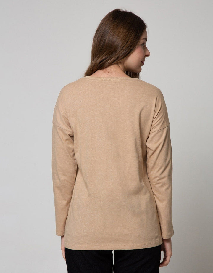 St. Yves Mom Long Sleeve T-Shirt Cotton Slub