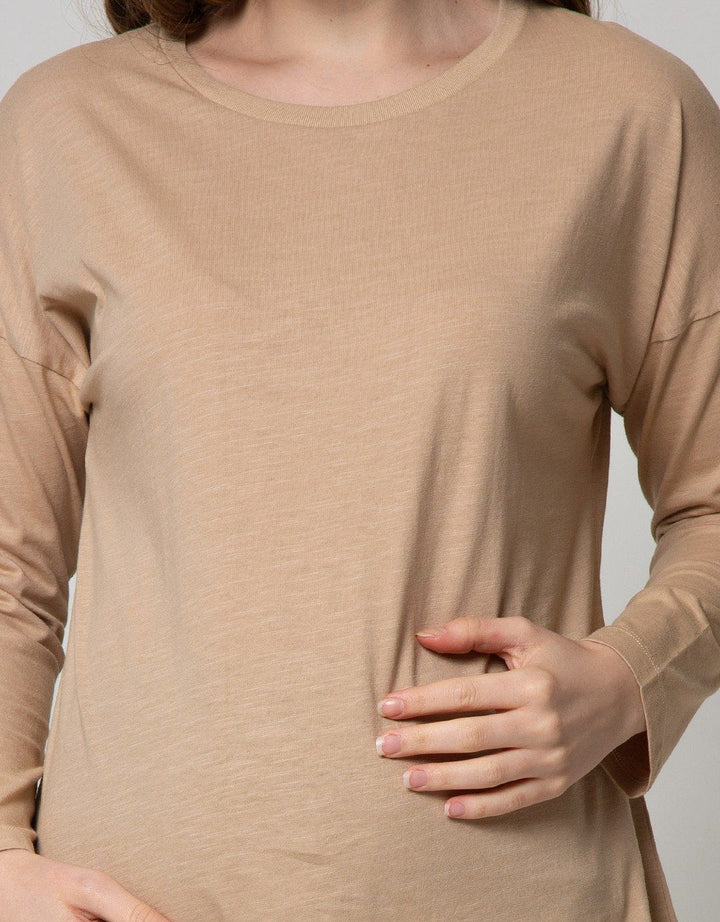 St. Yves Mom Long Sleeve T-Shirt Cotton Slub