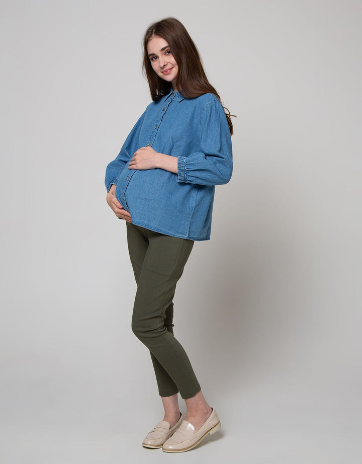 St. Yves Mom Long Pants Stretch Rubber
