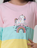 Little M Rainbow Unicorn Kaos Anak Perempuan
