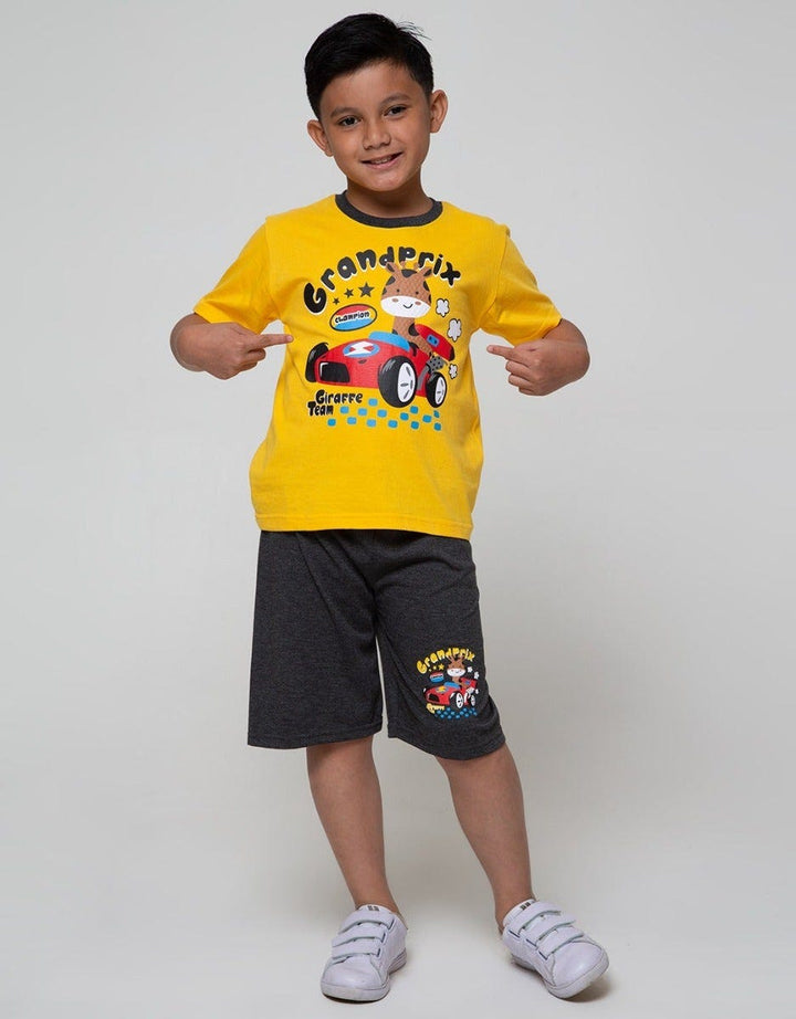 Little M Top Bottom Set Reg Animal