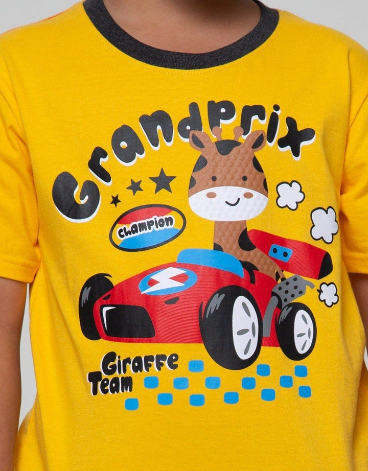 Little M Top Bottom Set Reg Animal