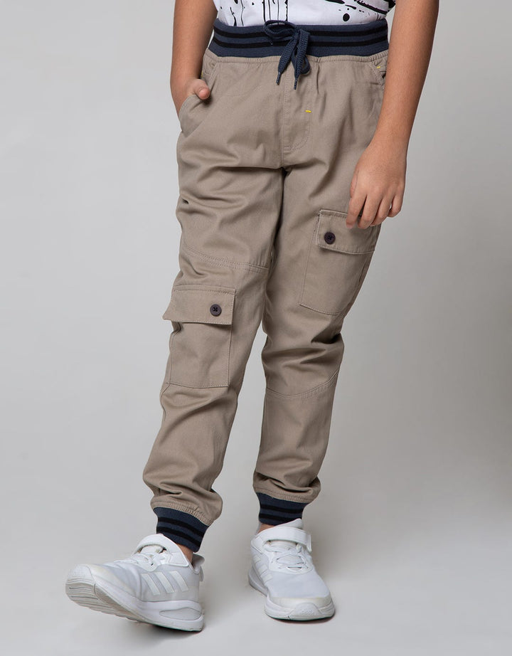 Nevada Pants Woven Jogger Rib Cargo