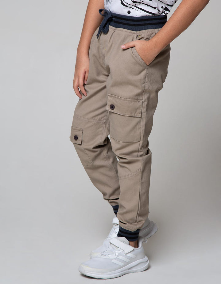 Nevada Pants Woven Jogger Rib Cargo