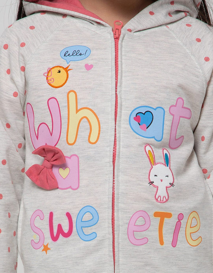 Little M Jacket Hoodie Bunny Spread