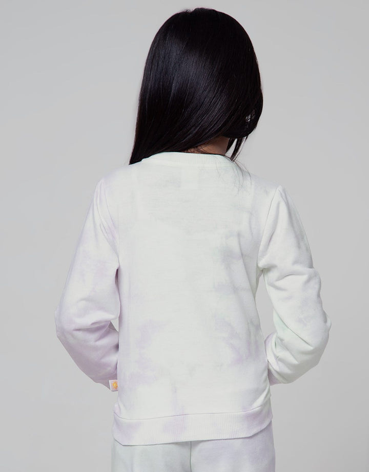 Little M Sweatshirt Tiedye Unicorn