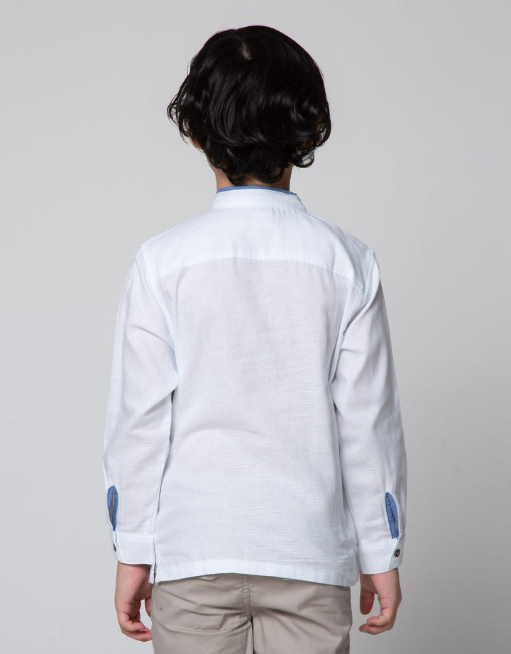 Little M Long Sleeve Shirt Koko Casual Pique