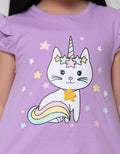 Little M Top - Bottom Set T-Shirt N Short Cat