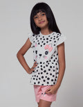Little M Top - Bottom Set T-Shirt N Short Animal Print