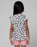 Little M Top - Bottom Set T-Shirt N Short Animal Print
