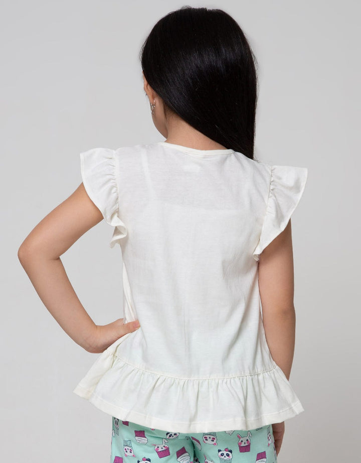 Little M Top - Bottom Set T-Shirt And Short Pandacake