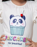 Little M Top - Bottom Set T-Shirt And Short Pandacake