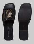 Peter Keiza Studded With Ribbon Flatshoes