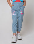 Little M Jogger Chambray Poodle Paris