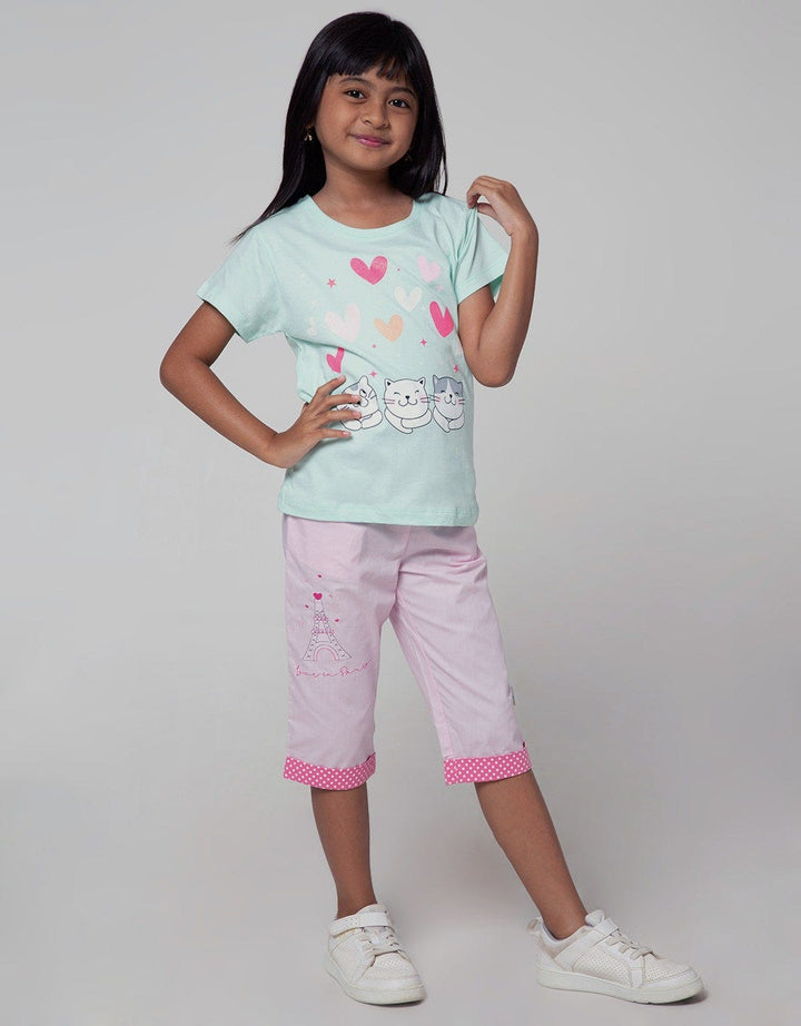 Little M Long Pants 7/8 Lipat Bawah Polkadot Paris