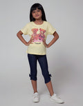 Little M 3D Ribbon Tutu Crop Leggings