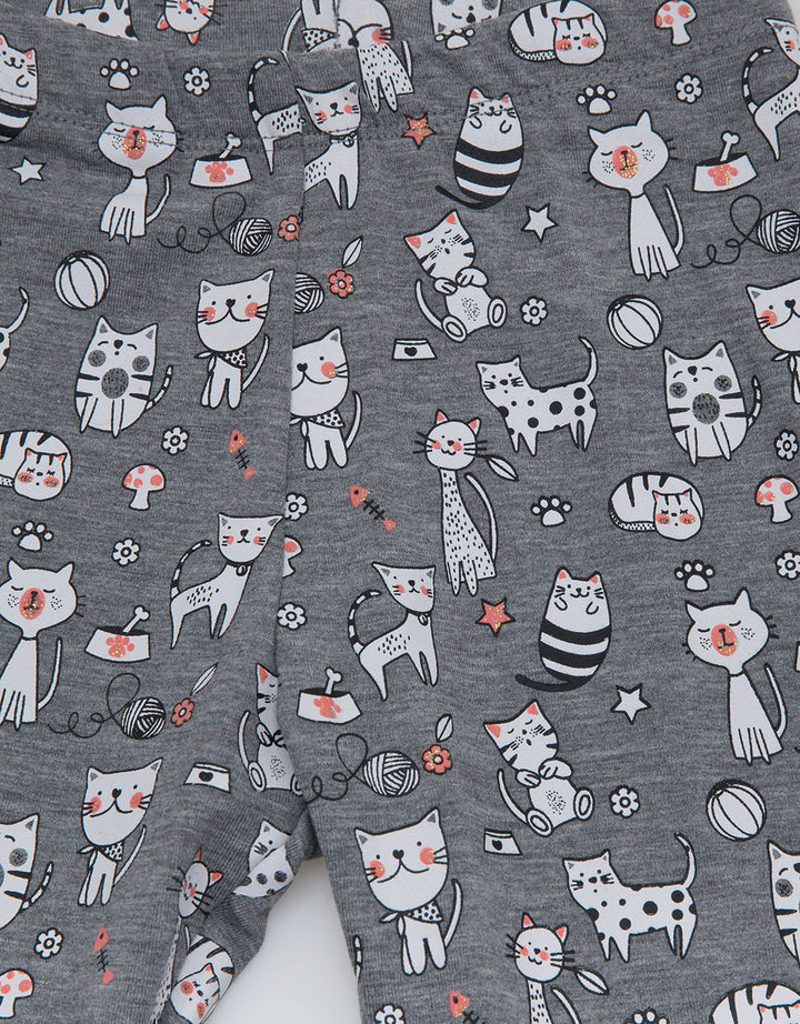 Little M Legging Print Cat