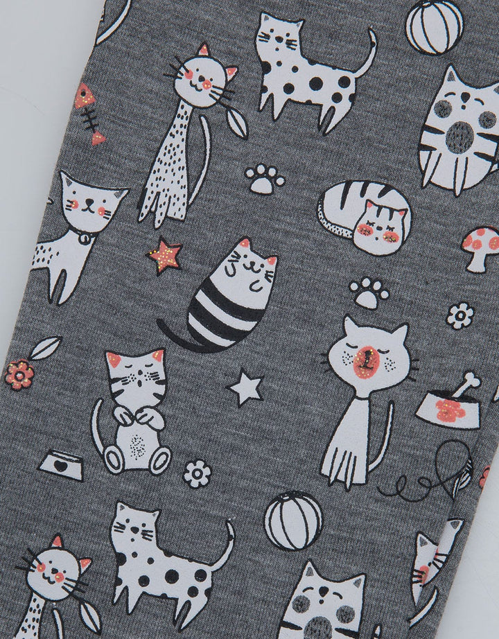 Little M Legging Print Cat