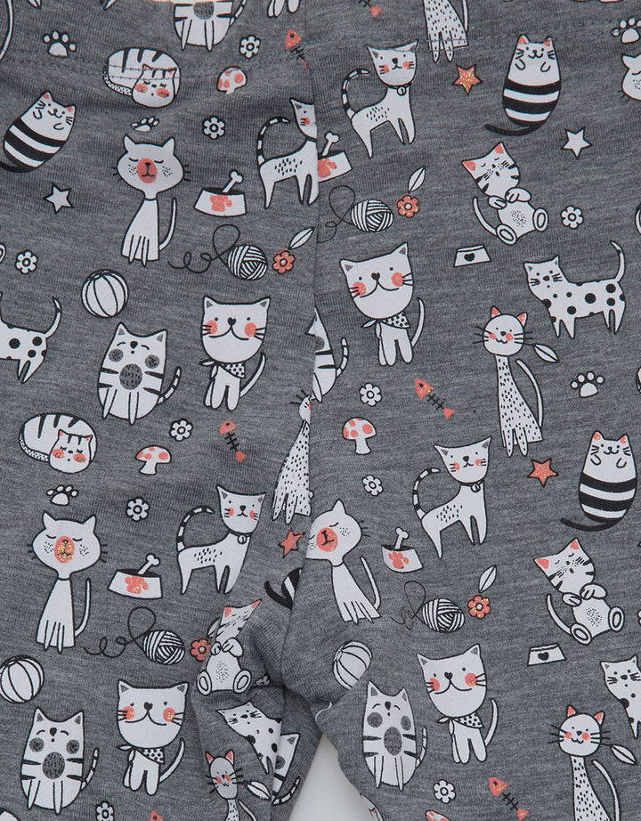 Little M Legging Print Cat